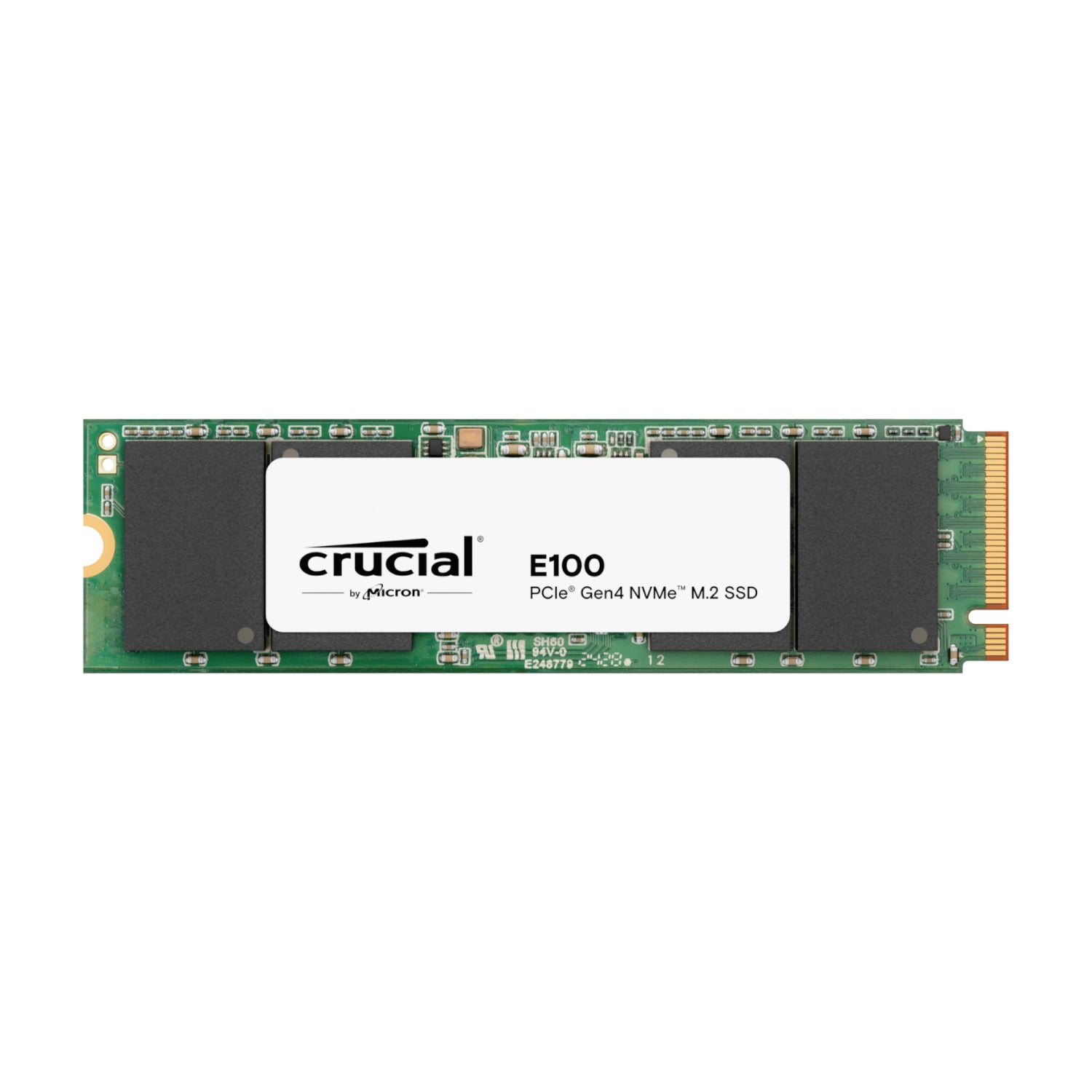 Crucial E100 480GB PCIe Gen4 2280 NVMe M.2 SSD - Stellar Technologies