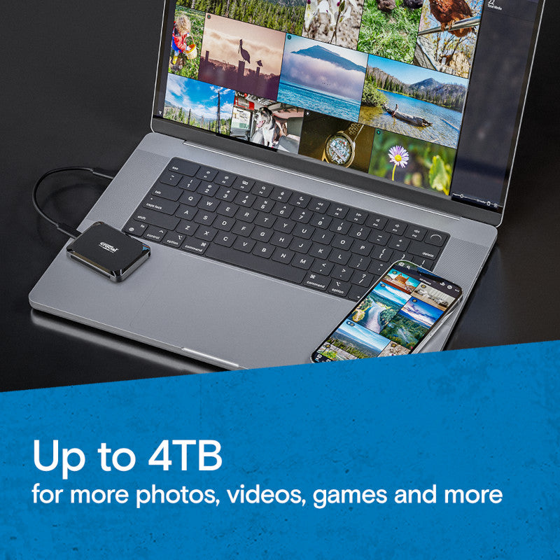 Crucial X9 2TB Type-C Portable SSD - Stellar Technologies