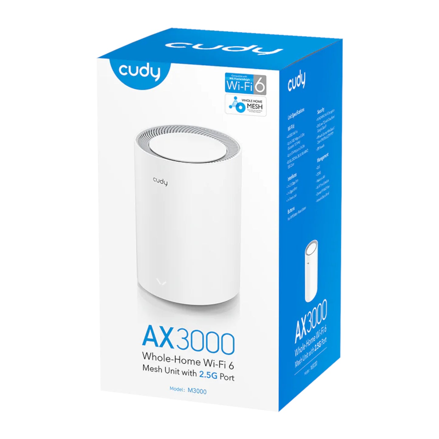 Cudy AX3000 Wi-Fi 6 Mesh Kit 1 Pack - White - Stellar Technologies