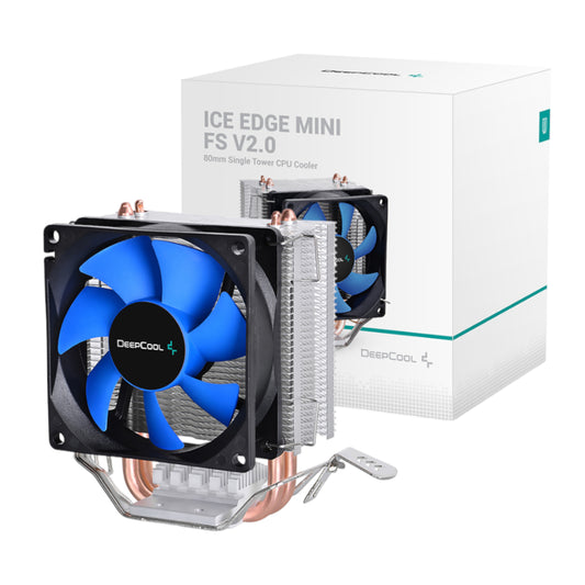 DeepCool Ice Edge Mini FS V2.0 80mm CPU Air Cooler - Blue - Stellar Technologies