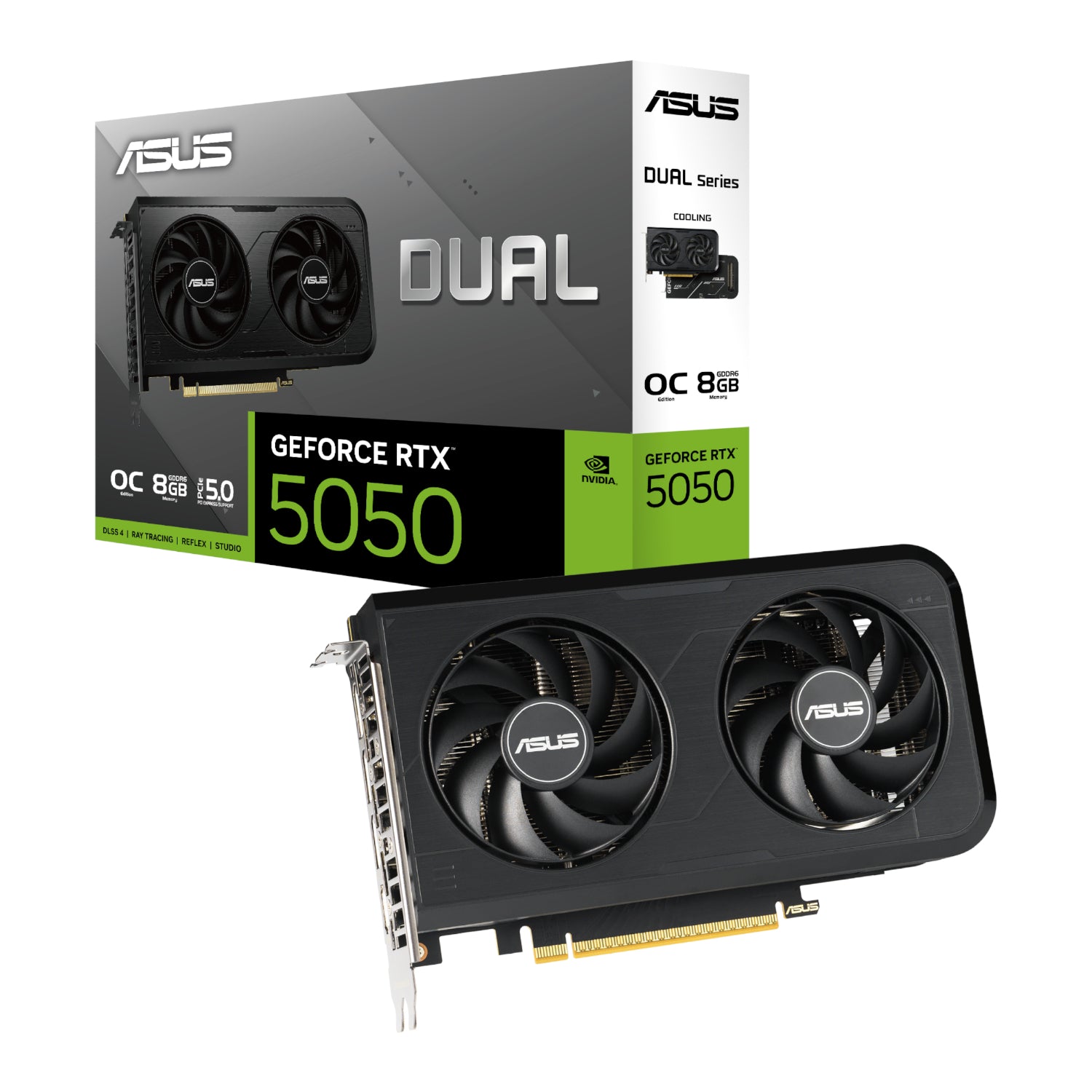 Asus Nvidia GeForce RTX 5050 Dual OC 8GB GDDR6 Graphics Card - Stellar Technologies
