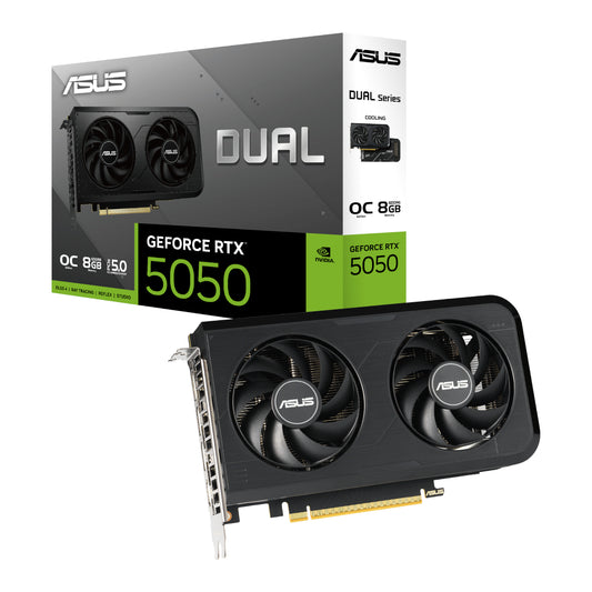 Asus Nvidia GeForce RTX 5050 Dual OC 8GB GDDR6 Graphics Card - Stellar Technologies