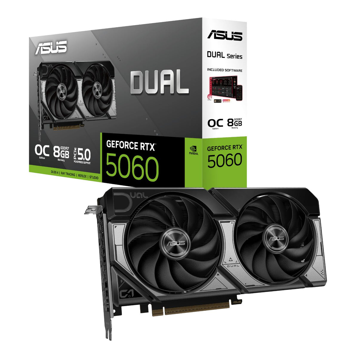 ASUS Dual GeForce RTX 5060 OC Edition 8GB GDDR7 Graphics Card - Stellar Technologies
