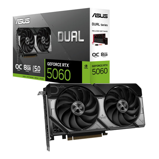 ASUS Dual GeForce RTX 5060 OC Edition 8GB GDDR7 Graphics Card - Stellar Technologies