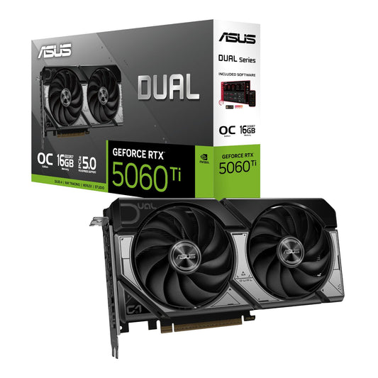 ASUS Dual GeForce RTX 5060 Ti OC Edition 16GB GDDR7 Graphics Card - Stellar Technologies