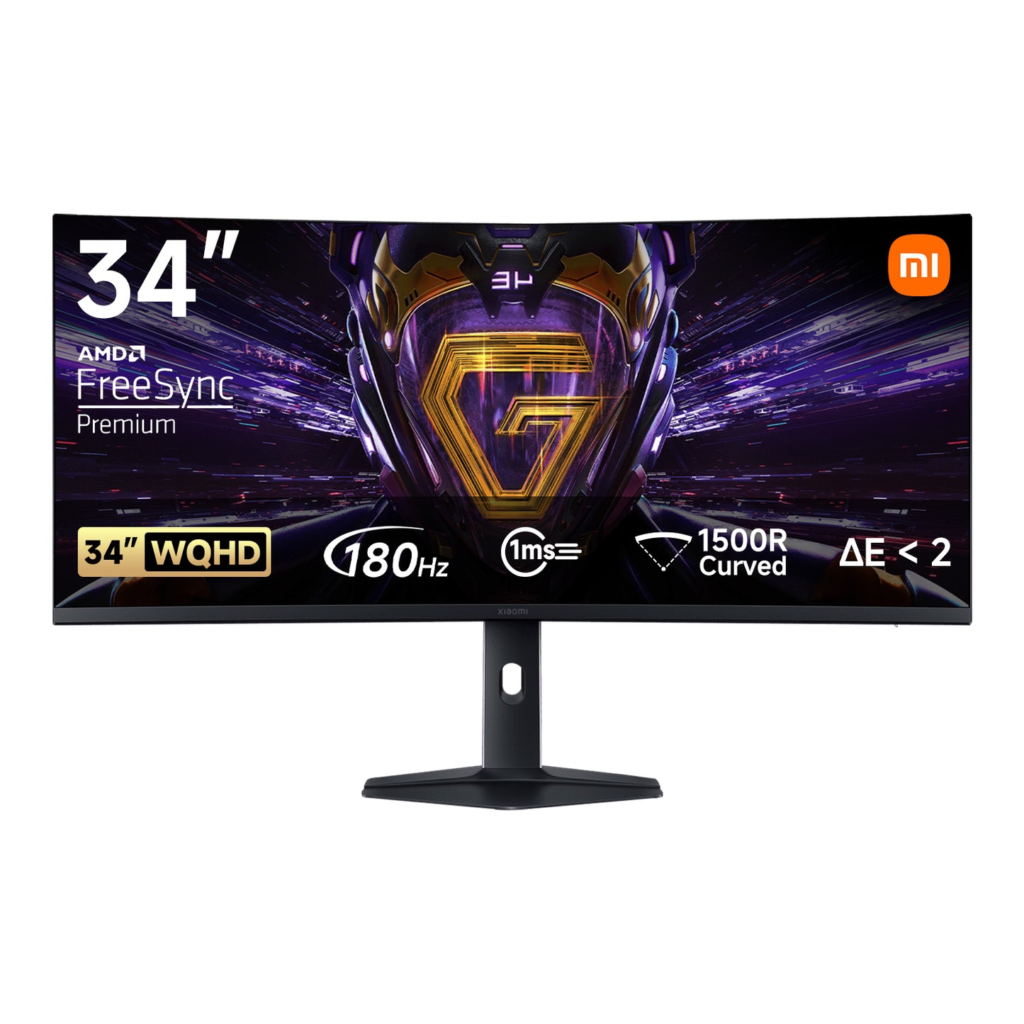 Xiaomi G34WQi 34" 1440p UltraWide VA Curved Gaming Monitor (180Hz, 1ms) - Stellar Technologies