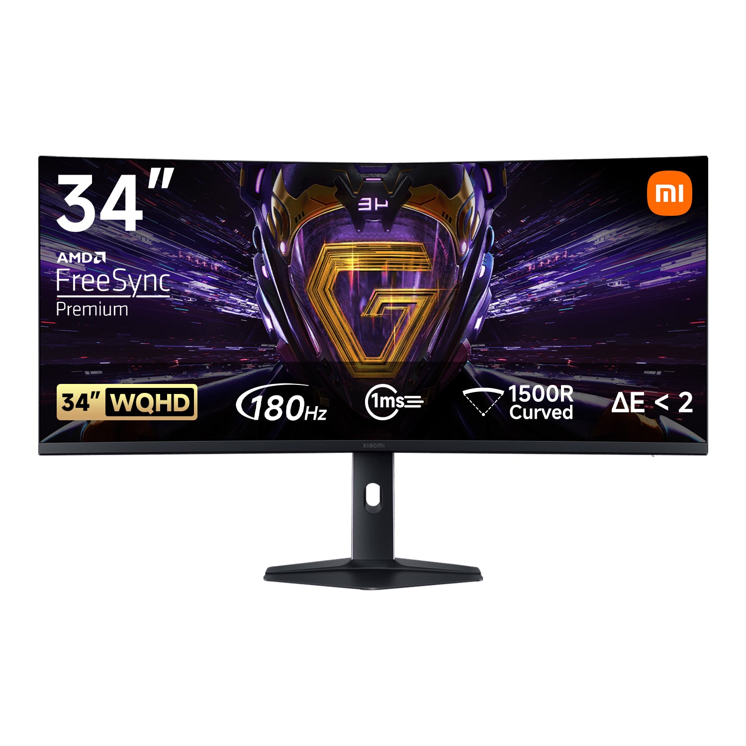 Xiaomi G34WQi 34" 1440p UltraWide VA Curved Gaming Monitor (180Hz, 1ms) - Stellar Technologies