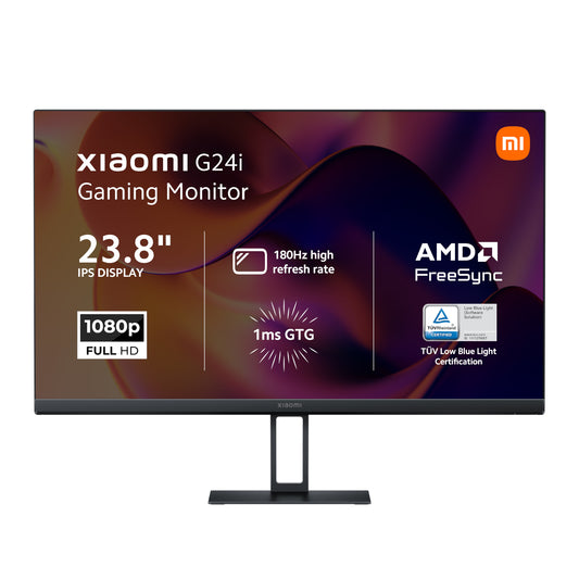 Xiaomi G24i 24" Full HD 1080p IPS Gaming Monitor (180Hz, 1ms, 16:9, HDMI/DP, and AMD FreeSync) - Stellar Technologies