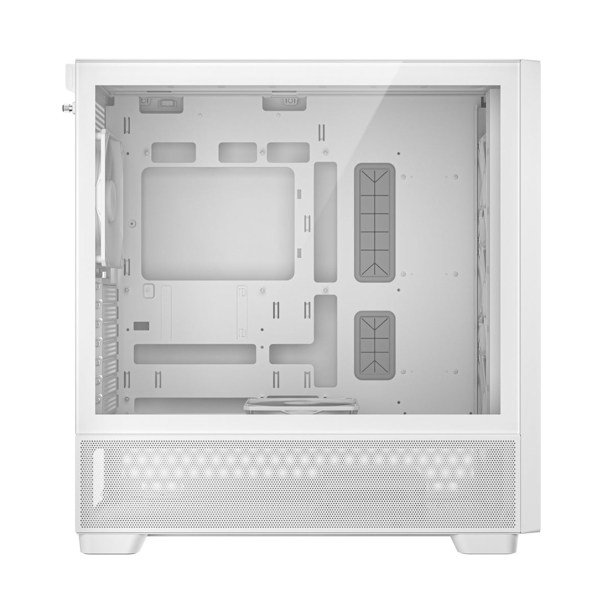 Antec FLUX Mid-Tower E-ATX Gaming Chassis Wood Front Panel - White - Stellar Technologies