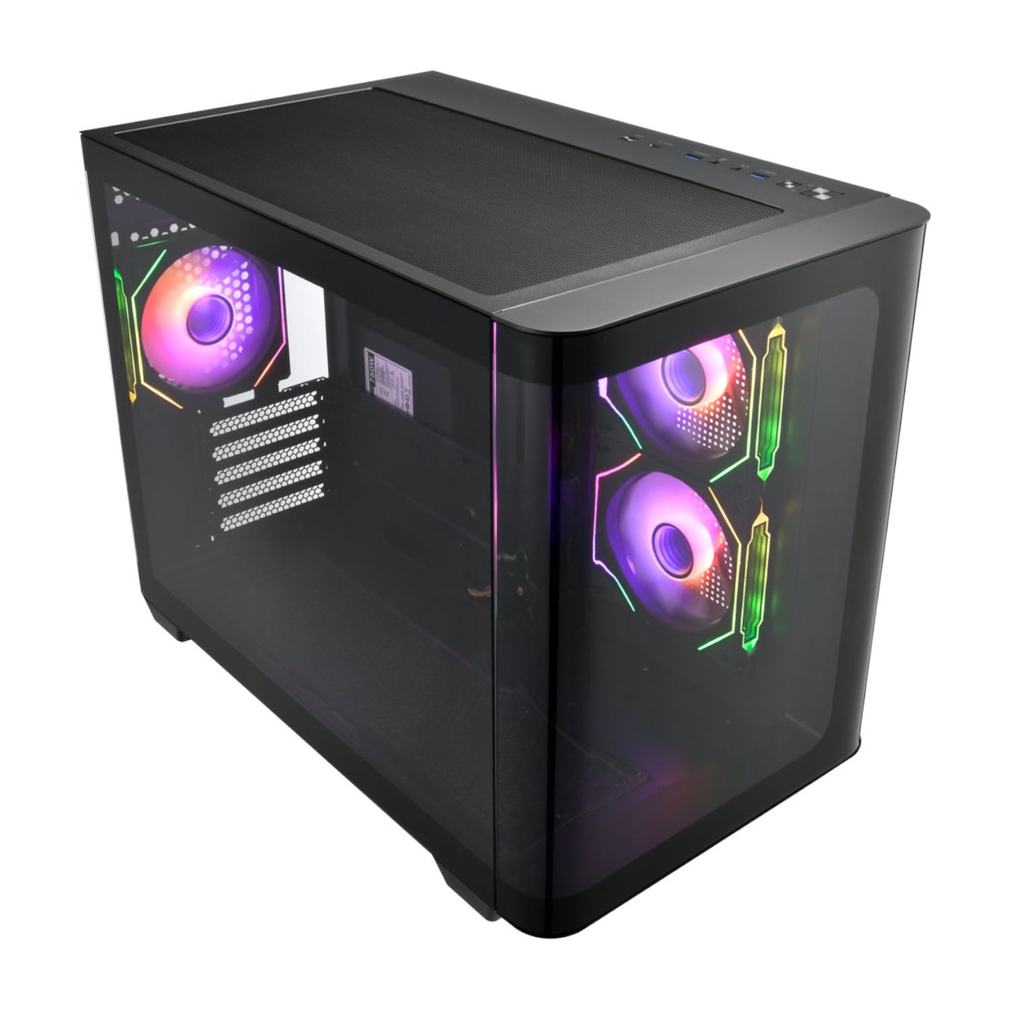 FSP S380 M-ATX ARGB Gaming Chassis + VITA GM 750W Power Supply Bundle