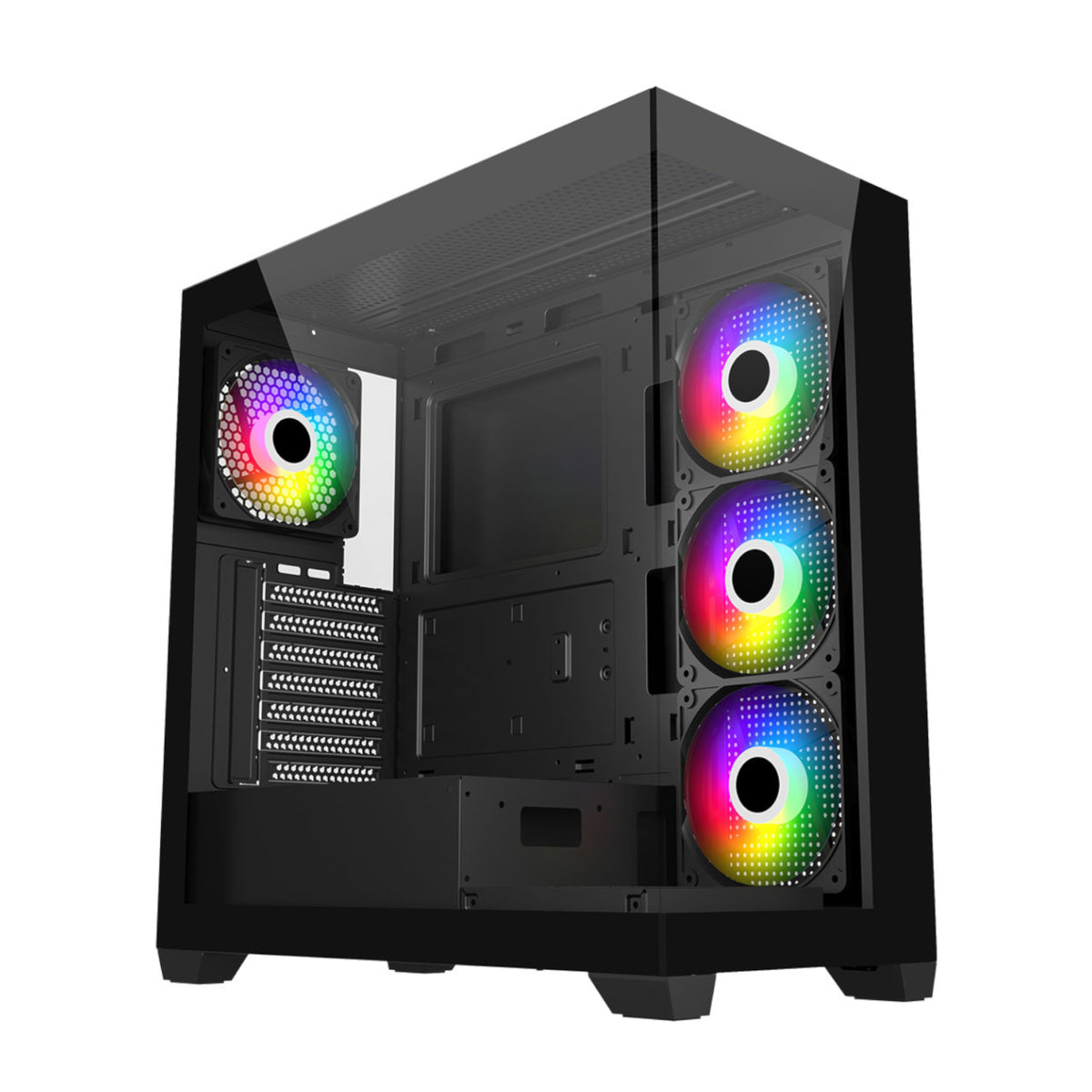 FSP M340 ARGB ATX Gaming Chassis - Black - Stellar Technologies