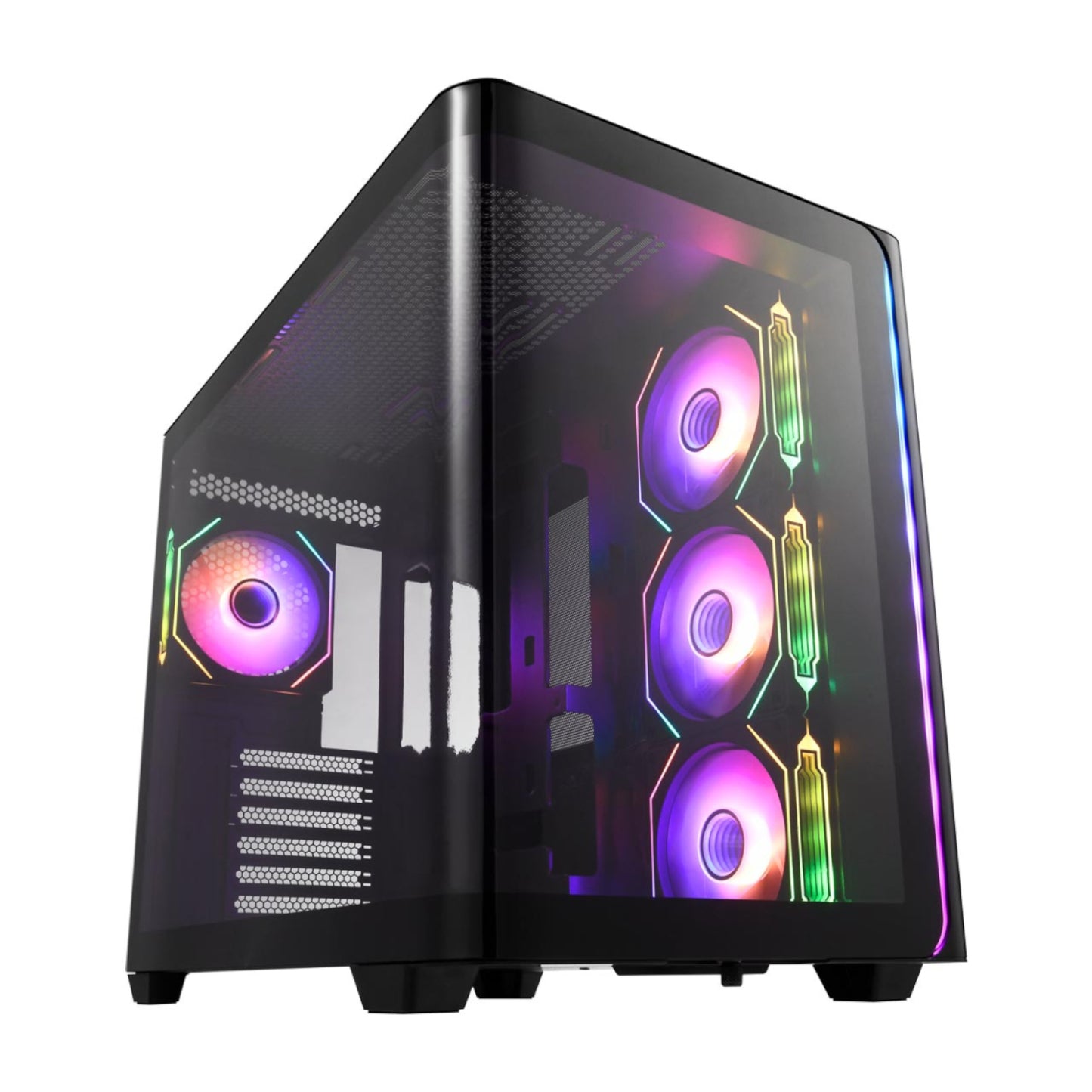 FSP M580 ATX Gaming Chassis - Black - Stellar Technologies