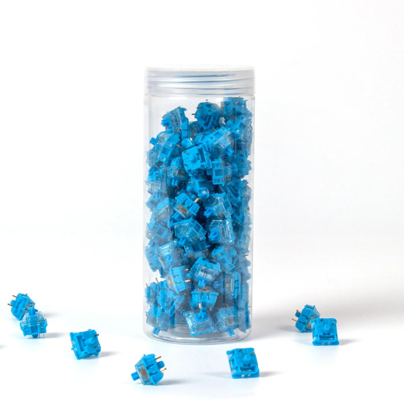 Keychron Blue Gateron Phantom Switches - 110pcs