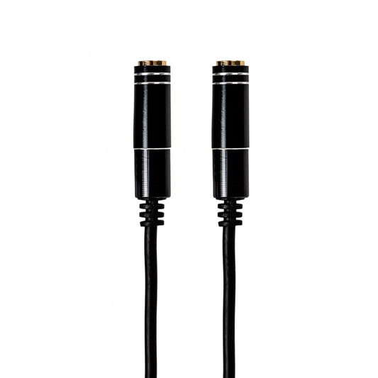 Gizzu 3-Pole Audio Splitter Cable - Black - Stellar Technologies