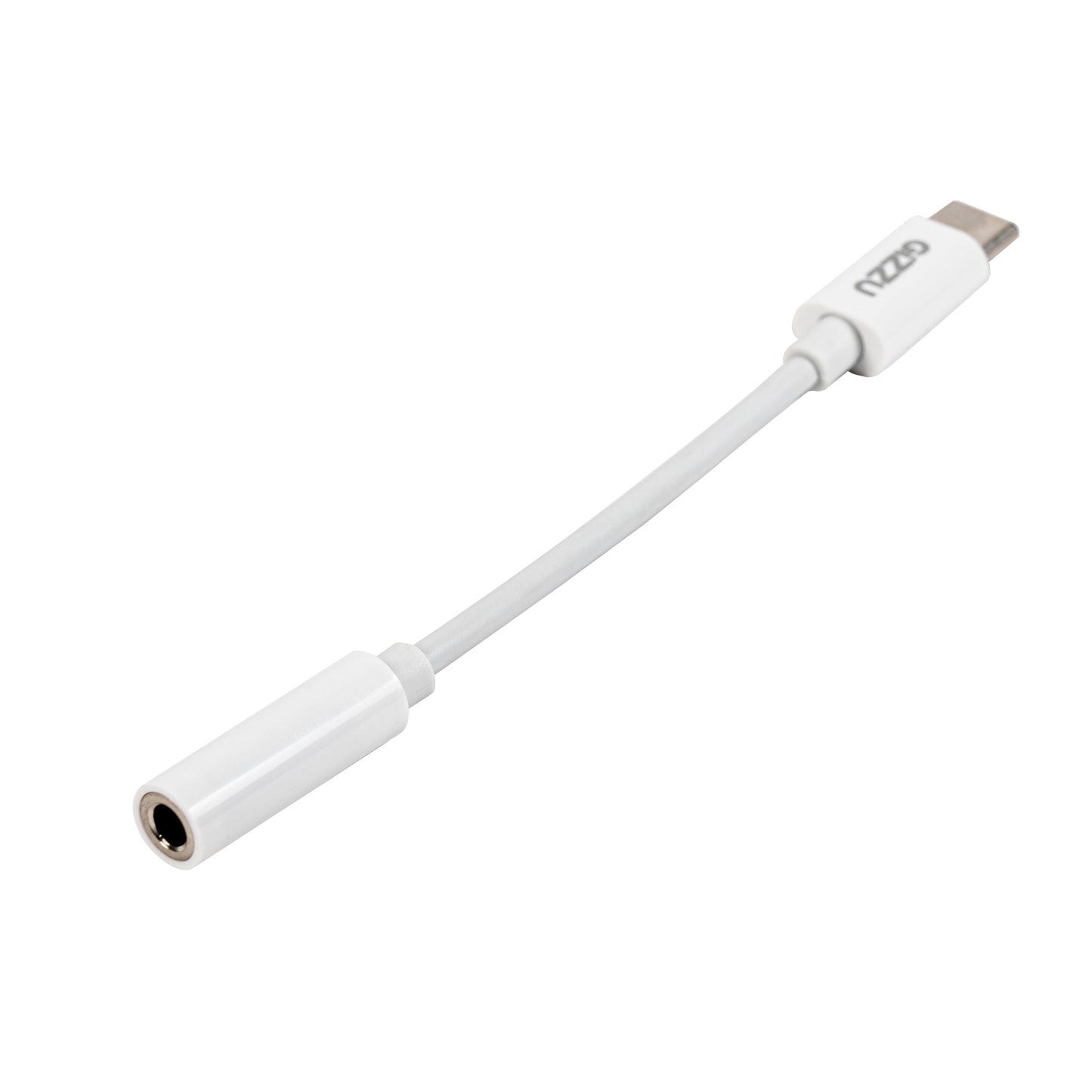 Gizzu USB Type-C to 3.5mm AUX Audio Adapter - White - Stellar Technologies
