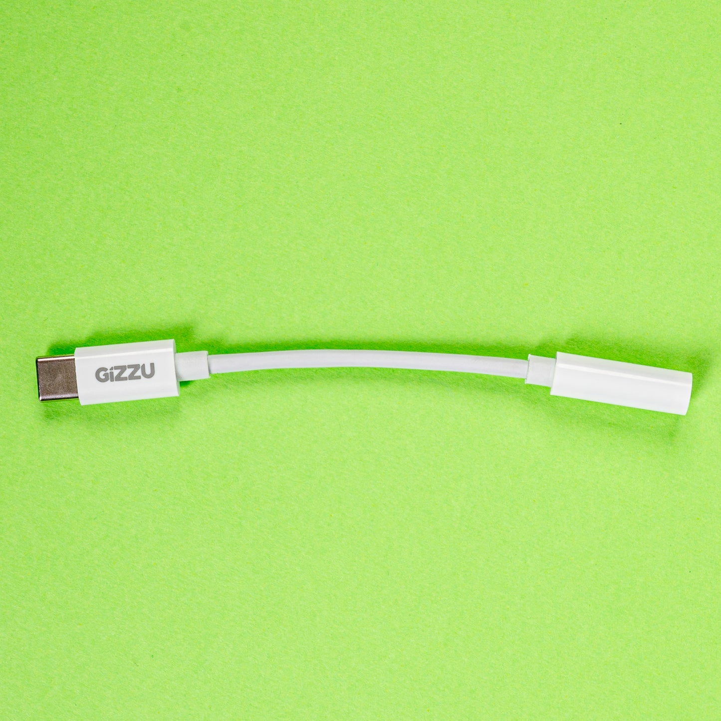 Gizzu USB Type-C to 3.5mm AUX Audio Adapter - White - Stellar Technologies