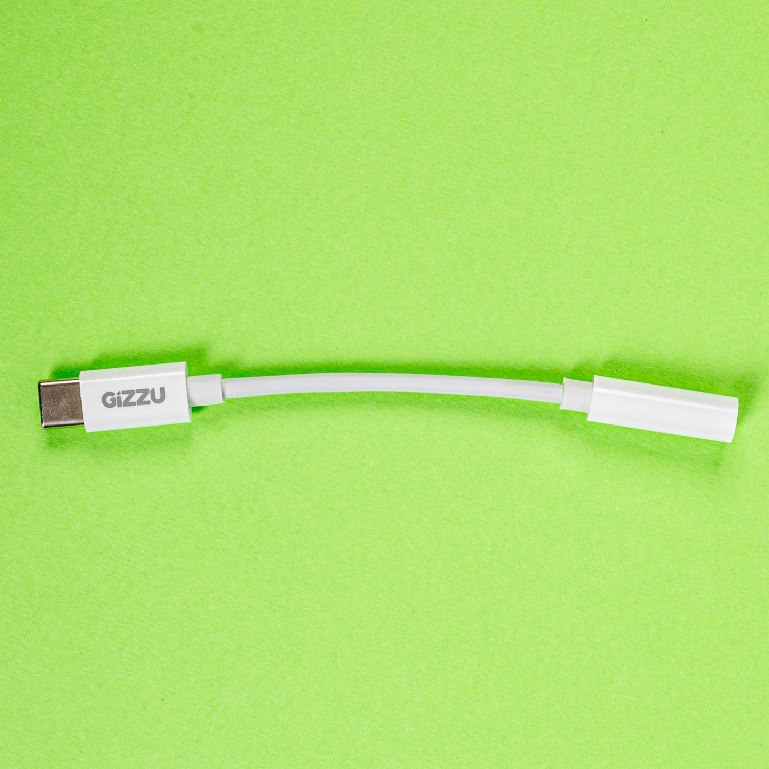 Gizzu USB Type-C to 3.5mm AUX Audio Adapter - White - Stellar Technologies