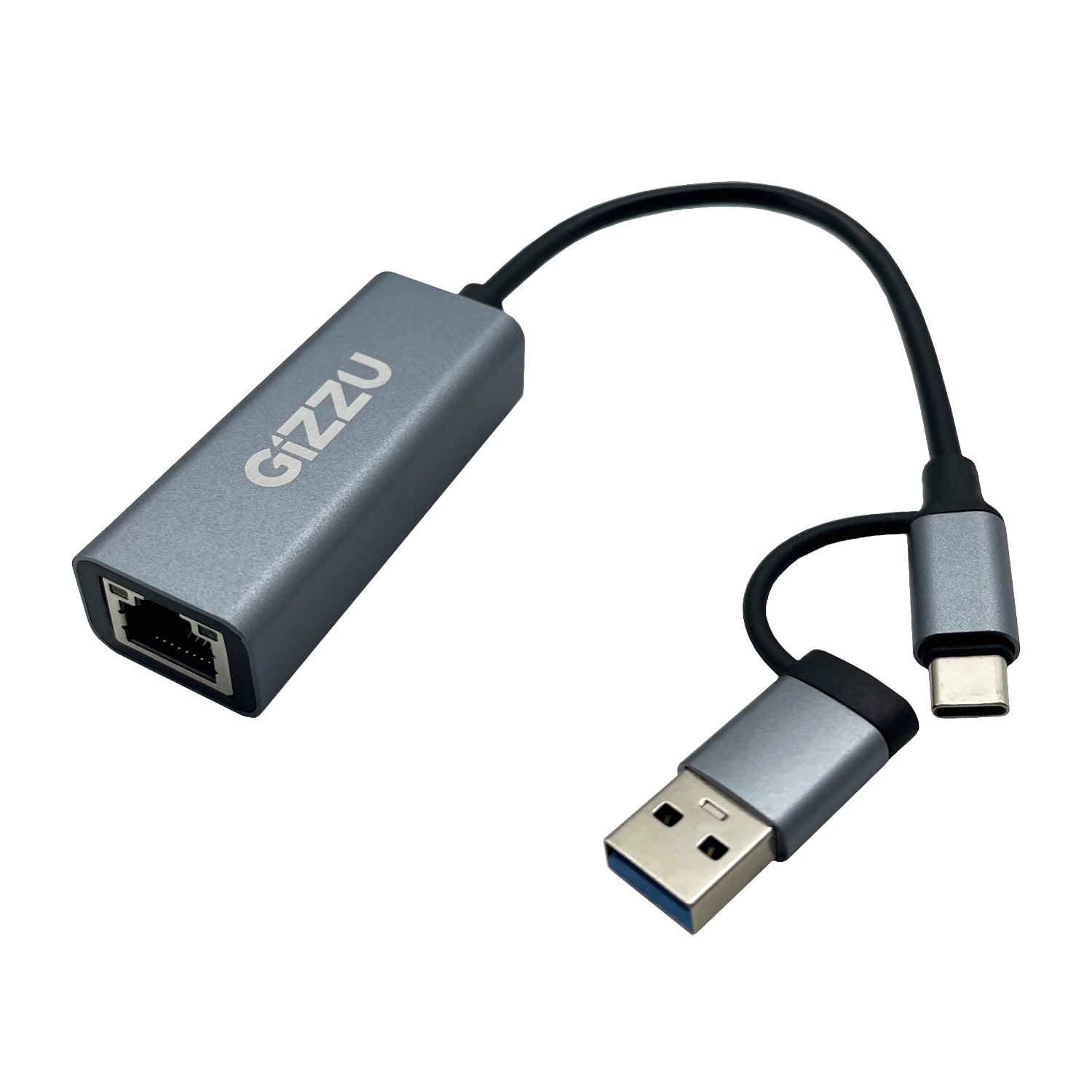 Gizzu High Speed Type-C/A to Gigabit Adapter Poly - Stellar Technologies
