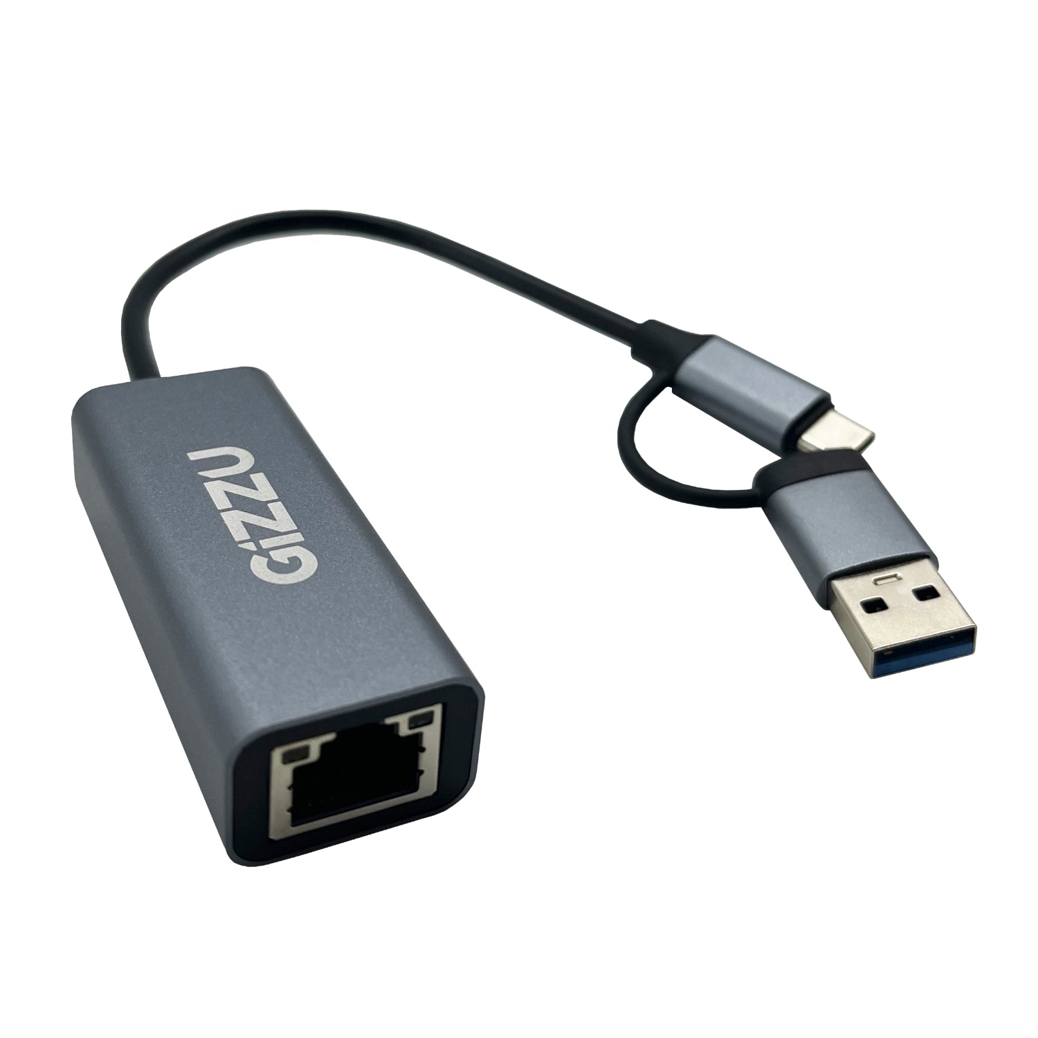 Gizzu High Speed Type-C/A to Gigabit Adapter Poly - Stellar Technologies