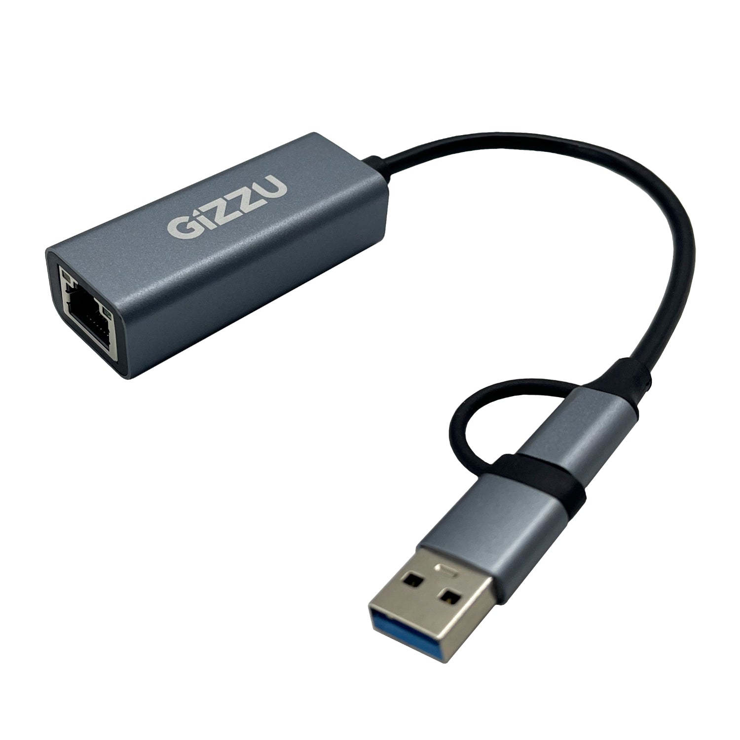 Gizzu High Speed Type-C/A to Gigabit Adapter Poly - Stellar Technologies