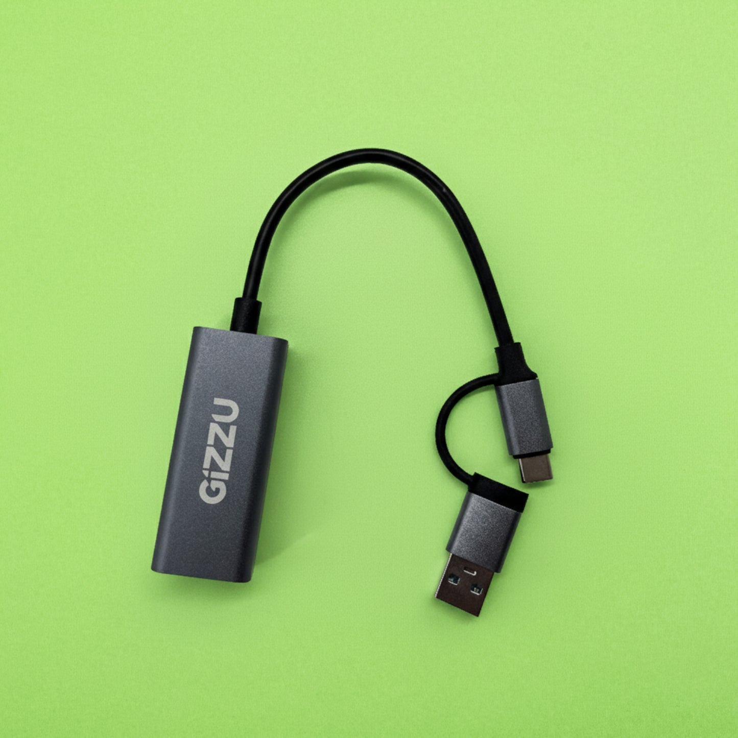 Gizzu High Speed Type-C/A to Gigabit Adapter Poly - Stellar Technologies