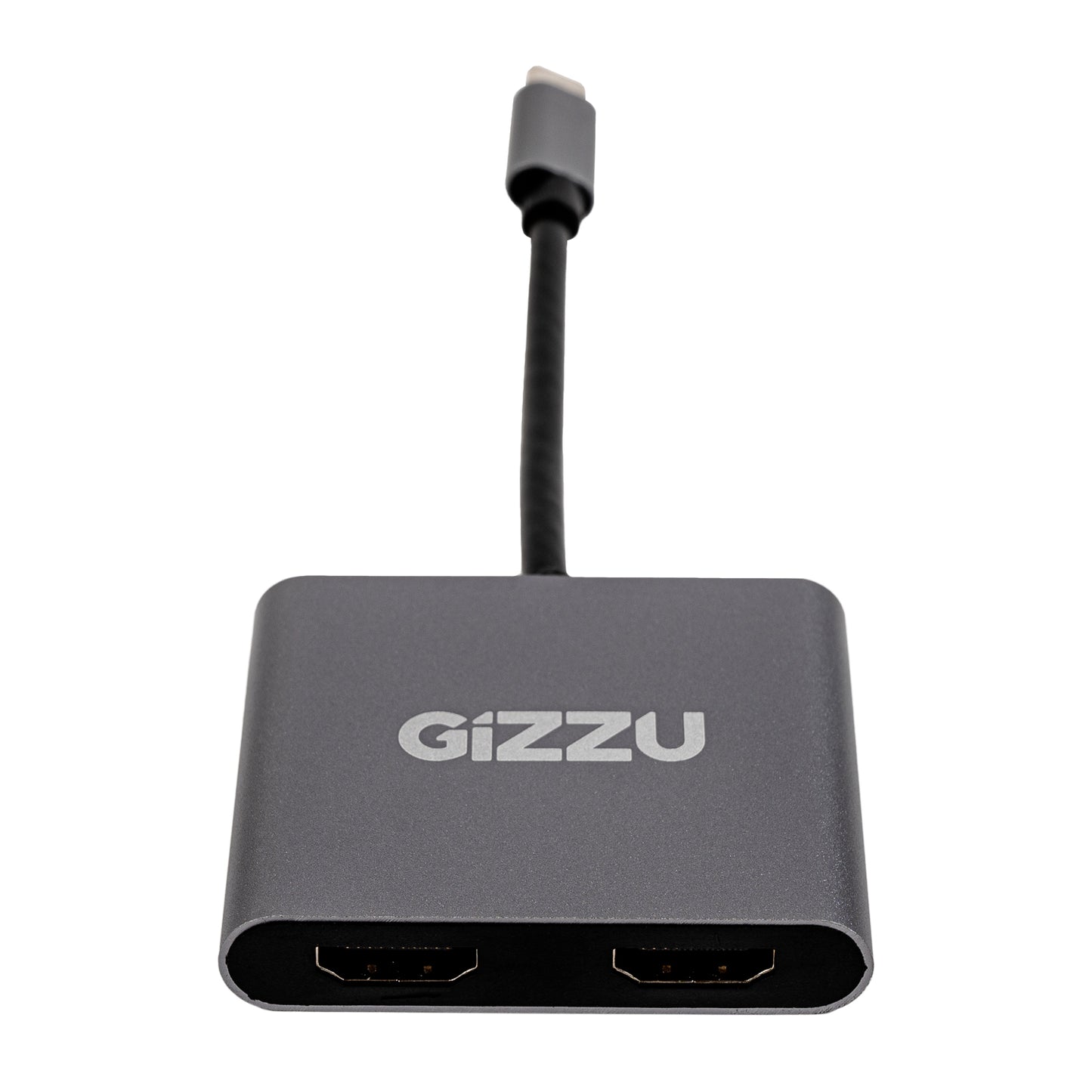 Gizzu 4-in-1 Type-C to Dual HDMI Hub - Stellar Technologies