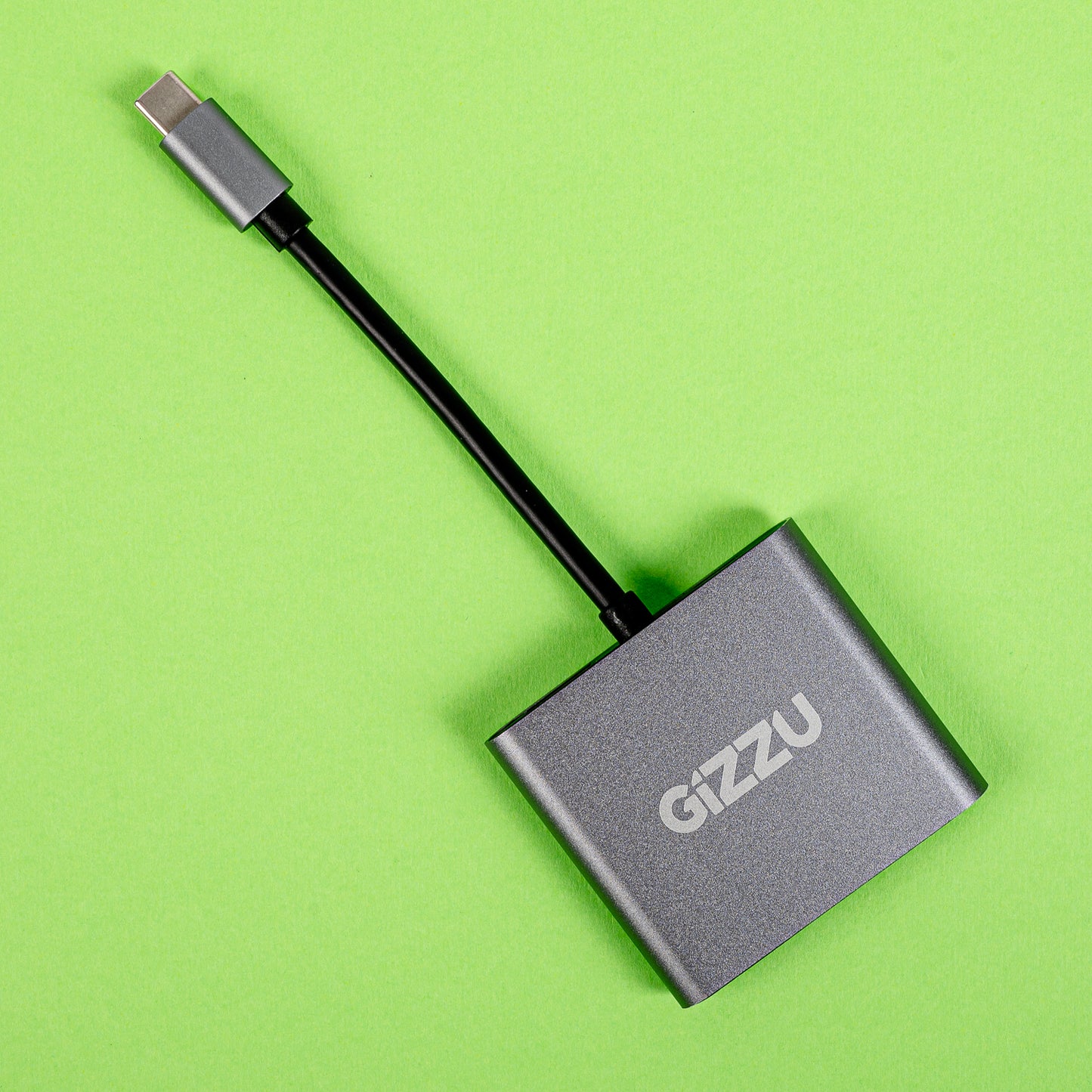 Gizzu 4-in-1 Type-C to Dual HDMI Hub - Stellar Technologies