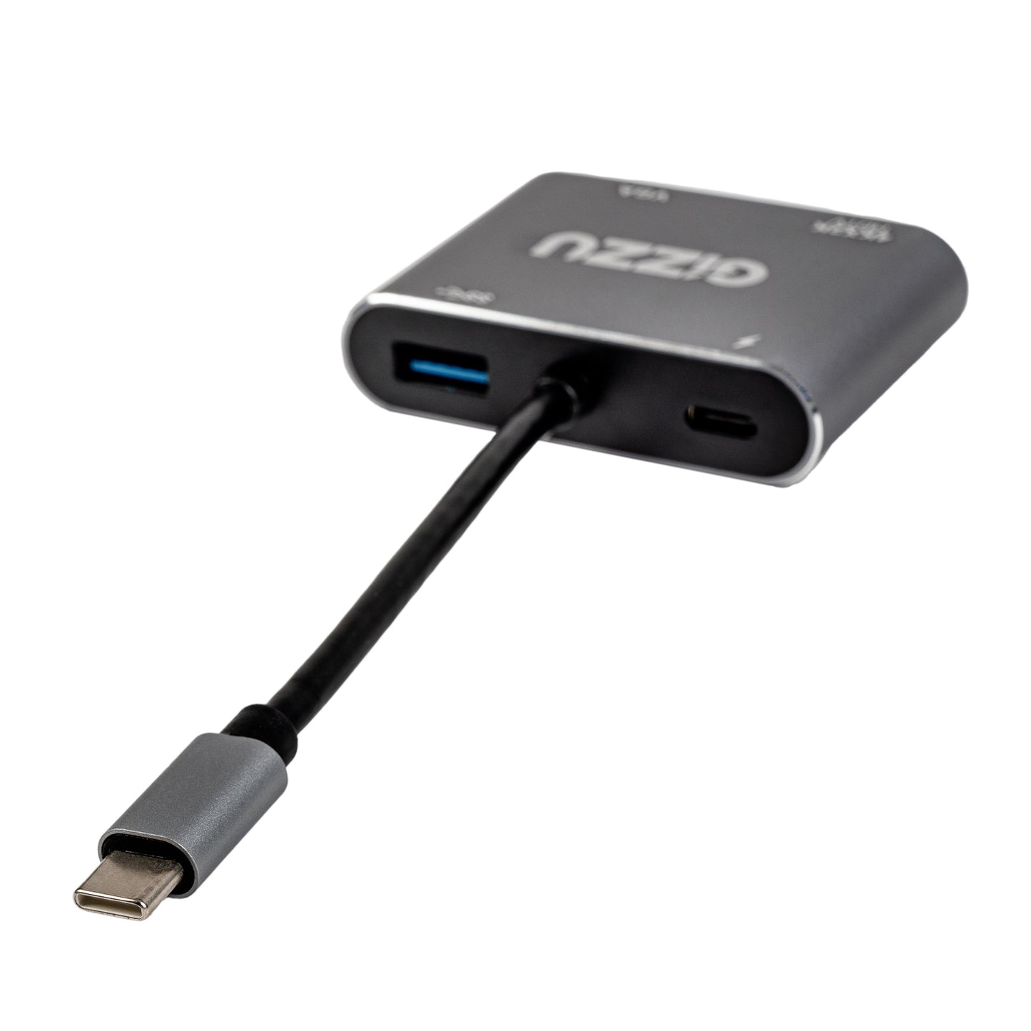 Gizzu 4-in-1 Type-C to HDMI/VGA/USB3.0 Hub - Stellar Technologies