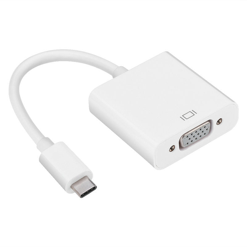 Gizzu 1080P Type-C to VGA Adapter Poly - Stellar Technologies