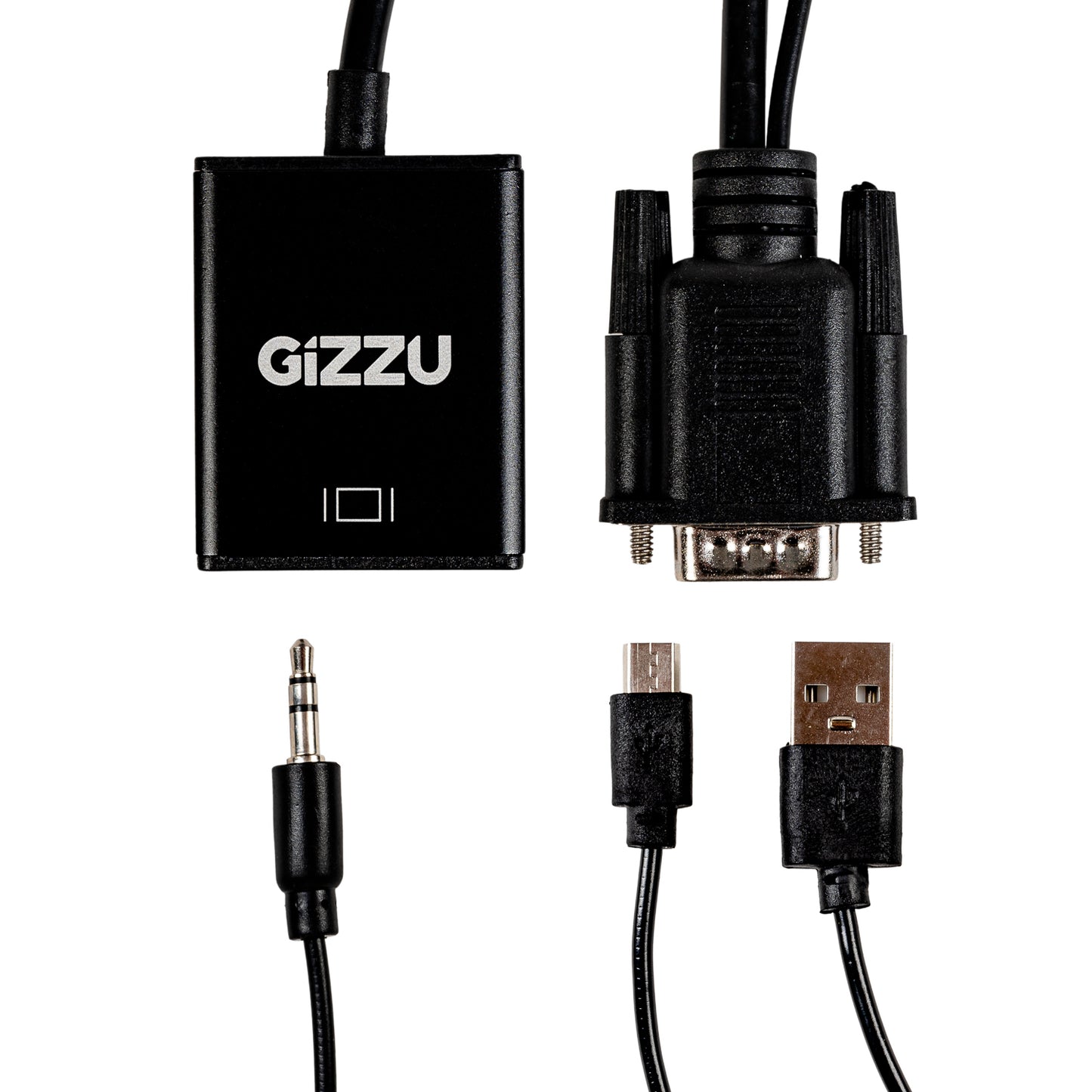 Gizzu 1080P VGA to HDMI Adapter with Audio - Stellar Technologies