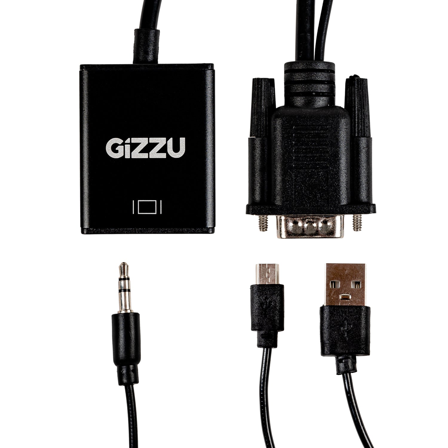 Gizzu 1080P VGA to HDMI Adapter with Audio - Stellar Technologies