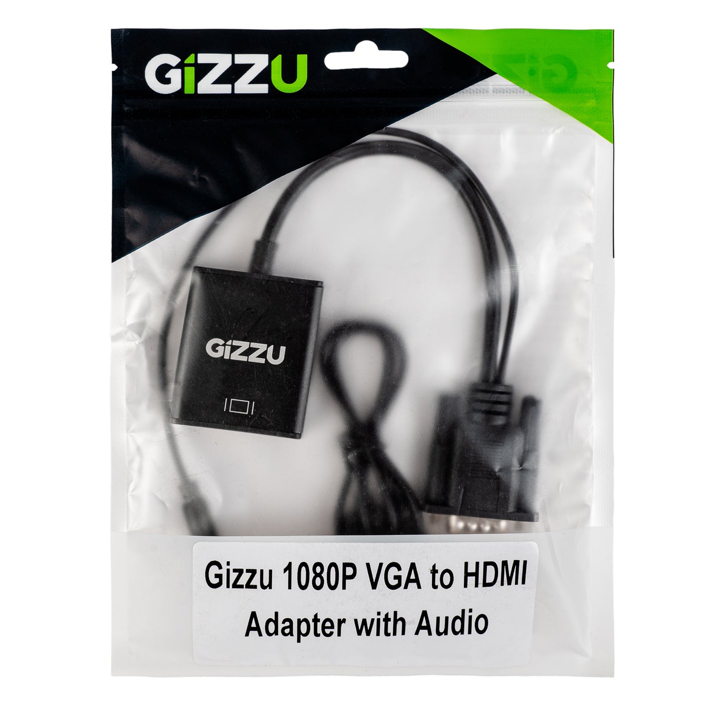 Gizzu 1080P VGA to HDMI Adapter with Audio - Stellar Technologies