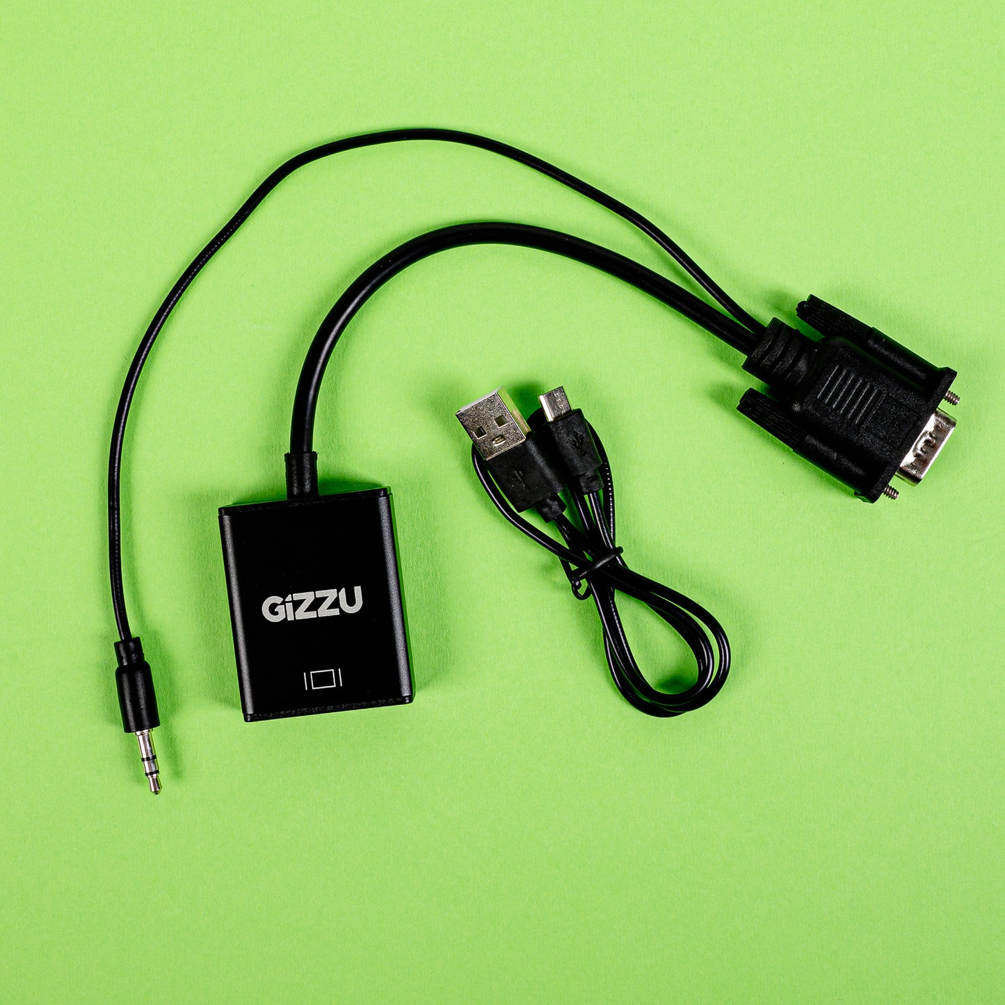 Gizzu 1080P VGA to HDMI Adapter with Audio - Stellar Technologies