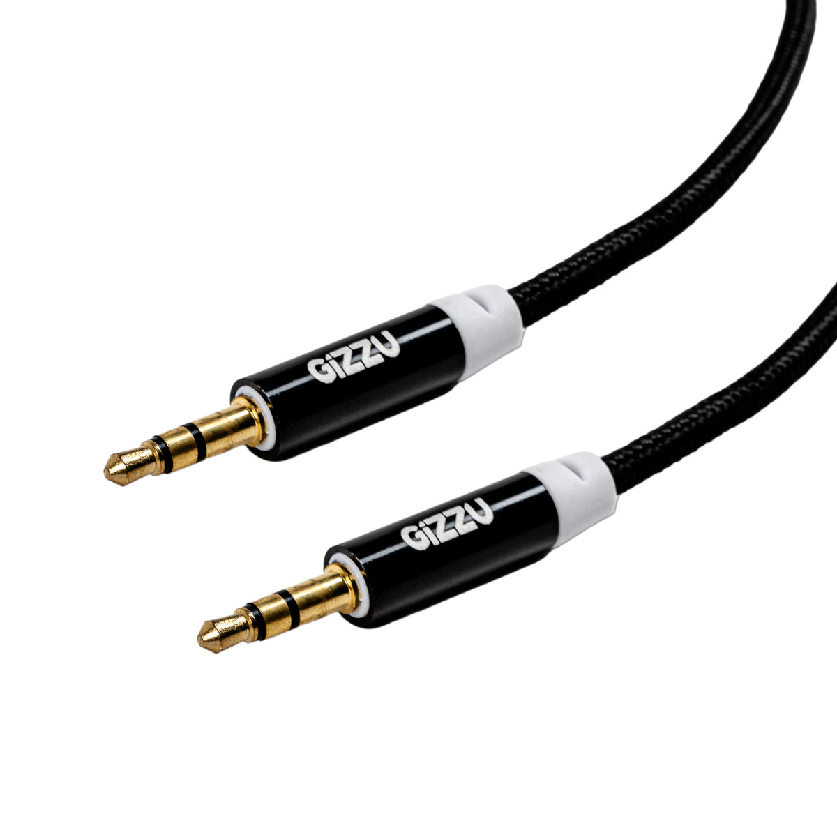 Gizzu 3.5mm AUX Cable 2m - Black - Stellar Technologies