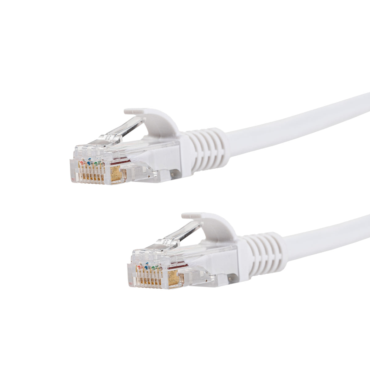 Gizzu Cat6 UTP Fly Lead Ethernet Network Cable 50cm - White - Stellar Technologies