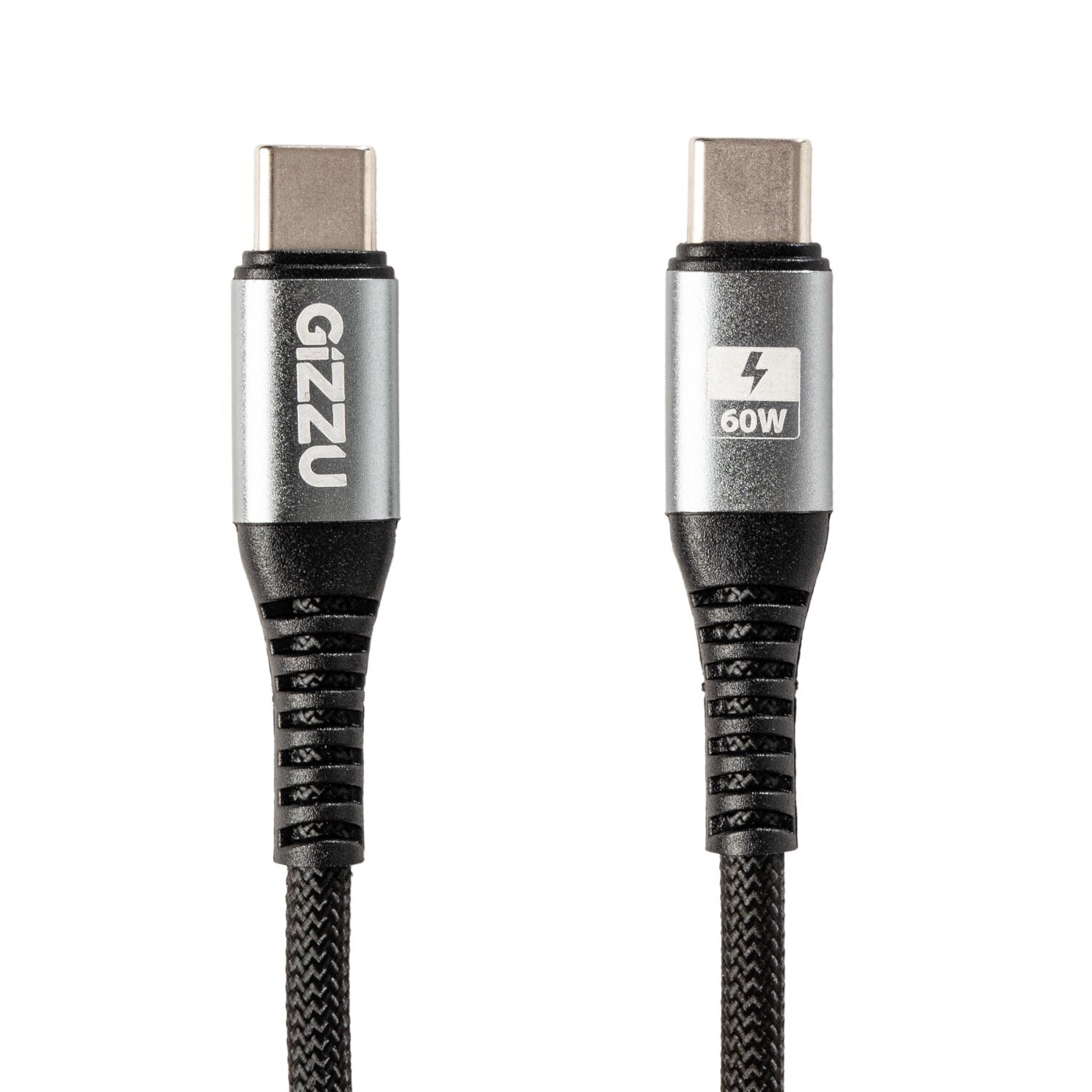 GIZZU 60W 480Mbps Type-C 2m Cable - Stellar Technologies