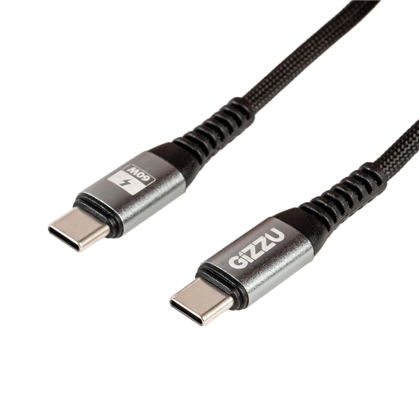 GIZZU 60W 480Mbps Type-C 2m Cable - Stellar Technologies