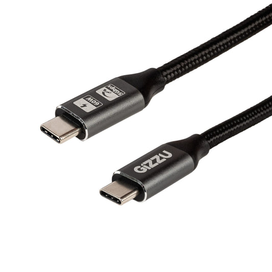 GIZZU 60W 5Gbps Type-C 1m Cable - Stellar Technologies