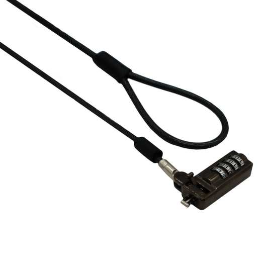 GIZZU 2m Slimline Combination Notebook and Ultrabook Cable Lock - Stellar Technologies