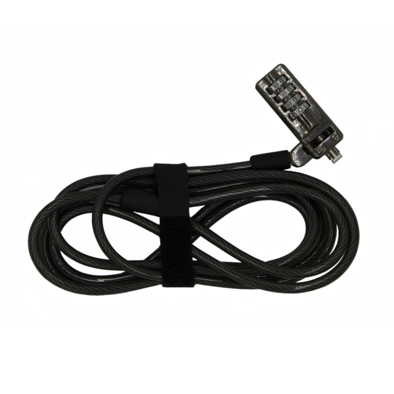 GIZZU 2m Slimline Combination Notebook and Ultrabook Cable Lock - Stellar Technologies
