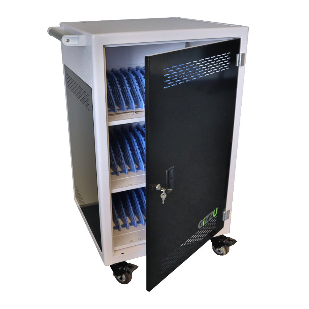Gizzu 36 Bay Type-C Storage Charging Trolley for 15.6" Laptops - Stellar Technologies