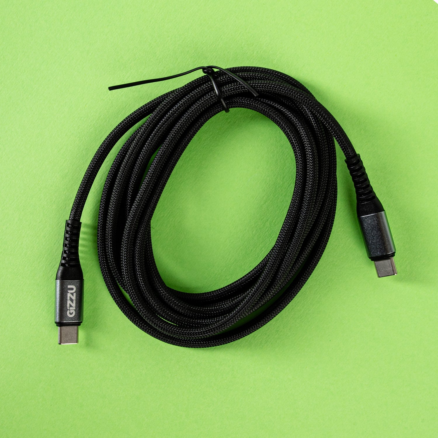 GIZZU 60W 480Mbps Type-C 2m Cable - Stellar Technologies