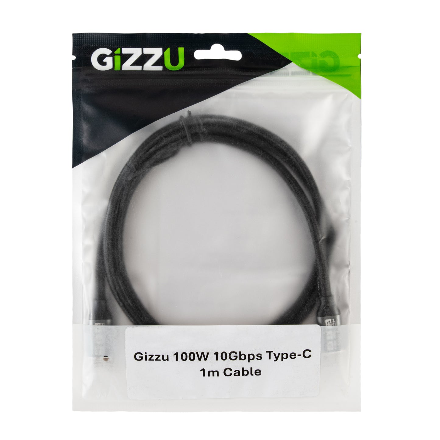 GIZZU 100W 10Gbps Type-C 2m Cable - Stellar Technologies