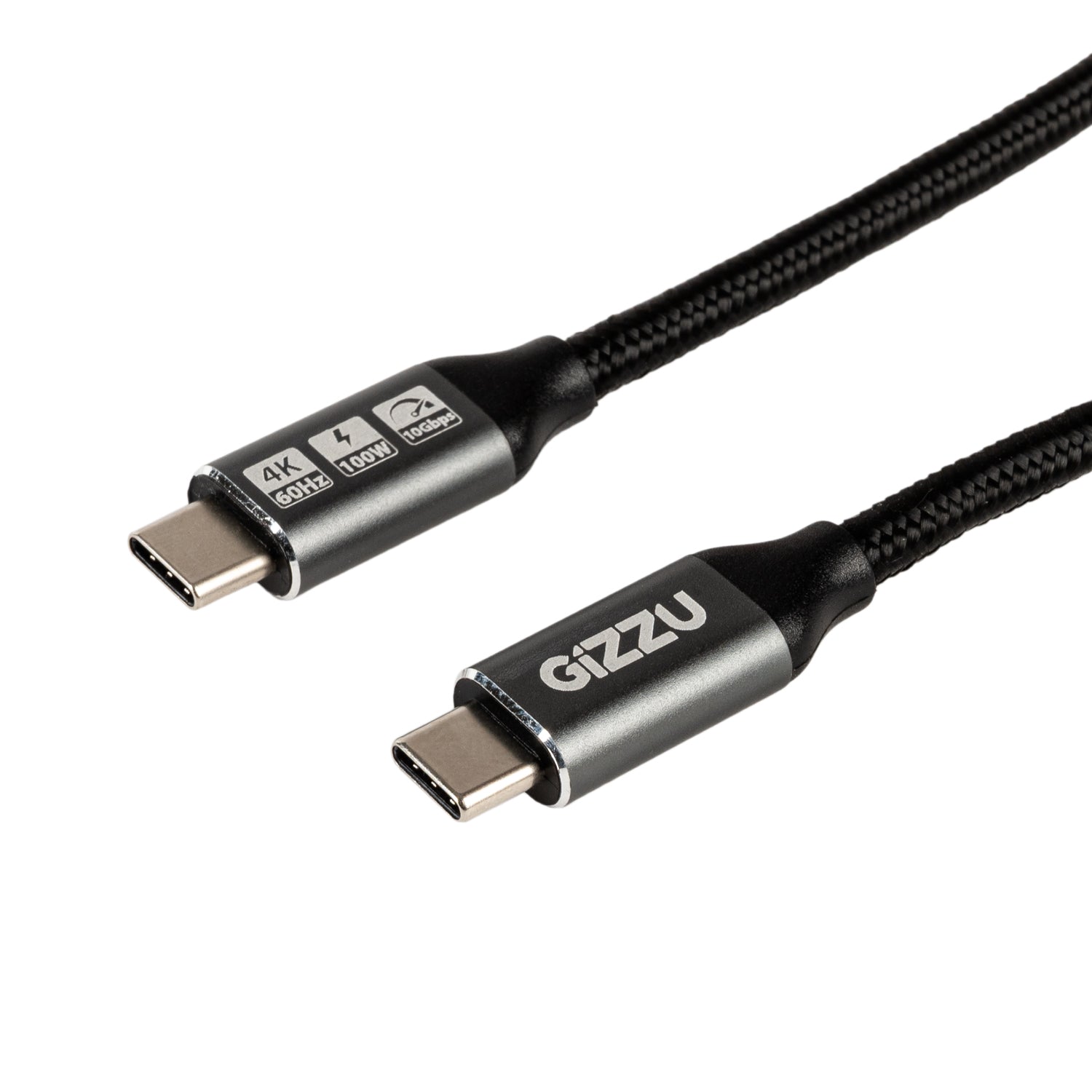 GIZZU 100W 10Gbps Type-C 2m Cable - Stellar Technologies