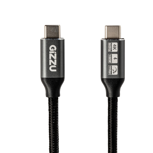 GIZZU 100W 10Gbps Type-C 2m Cable - Stellar Technologies