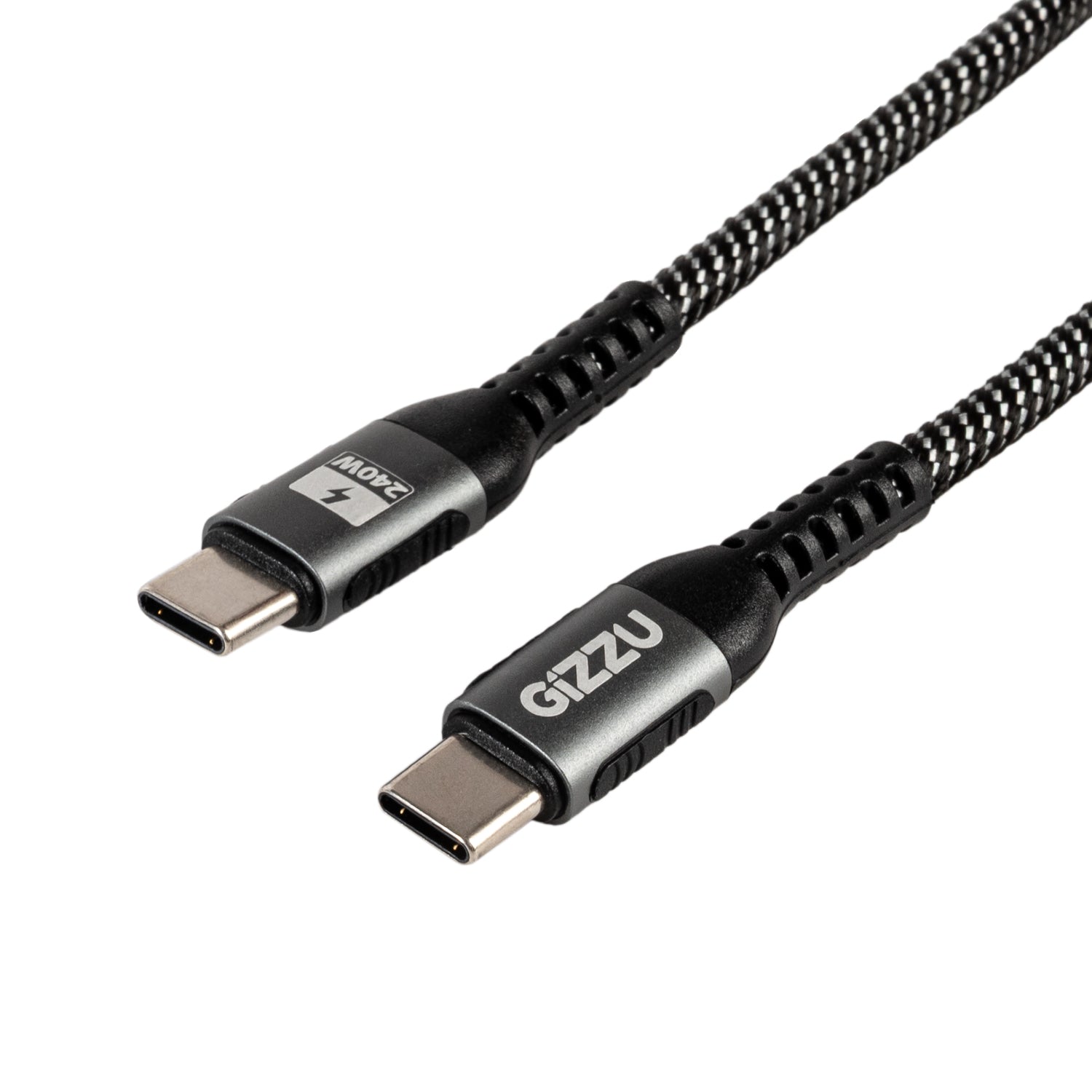 GIZZU 240W 480Mbps Type-C 1m Cable - Stellar Technologies
