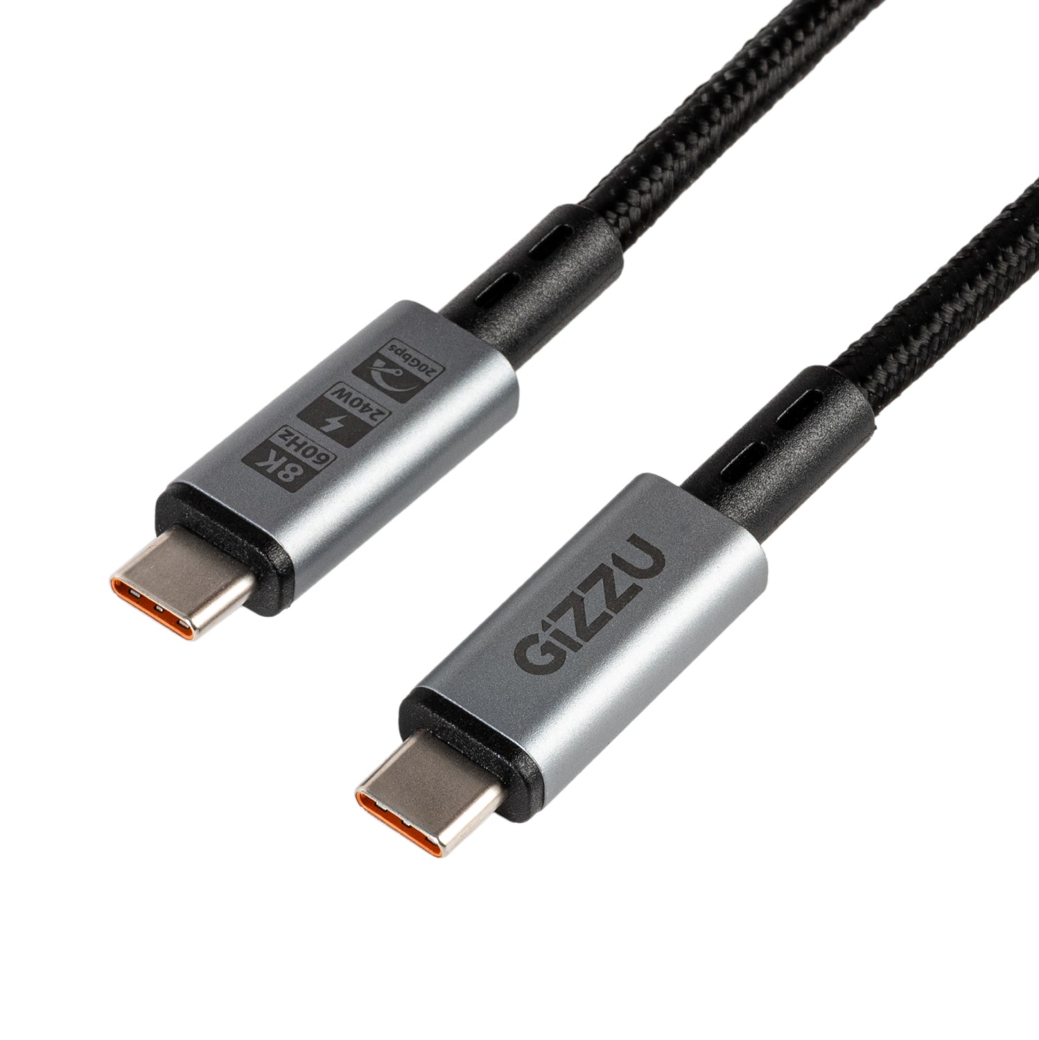 GIZZU 240W 20Gbps Type-C 1m Cable - Stellar Technologies