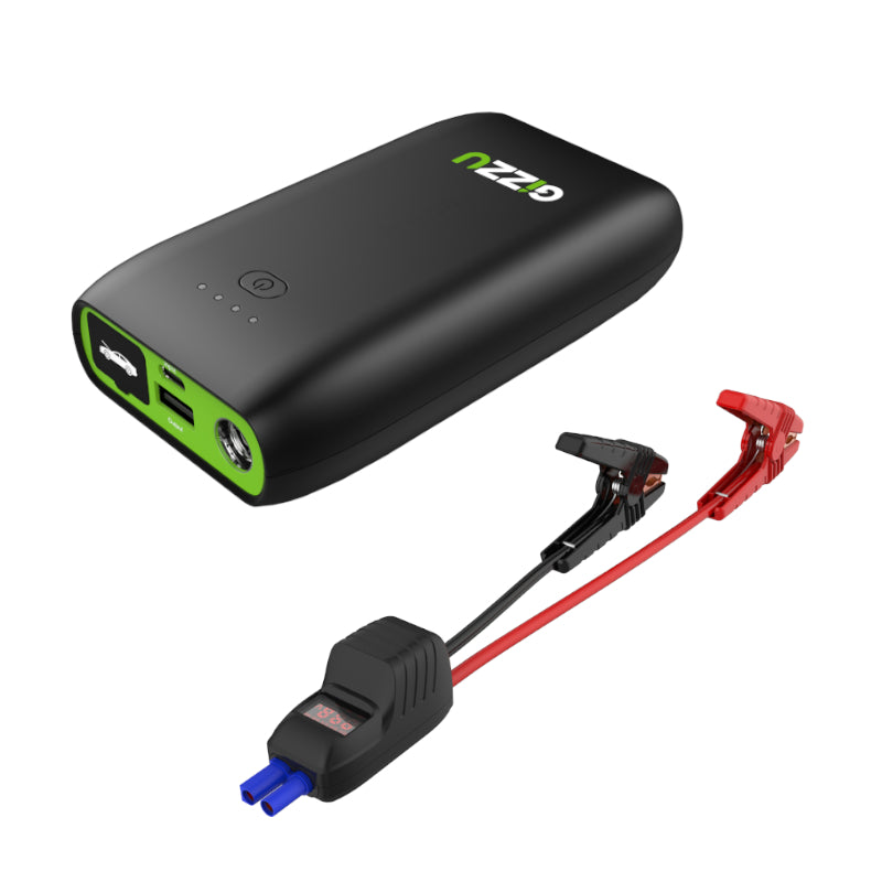 GIZZU 1000A Jump Starter 10400mAh - Black - Stellar Technologies