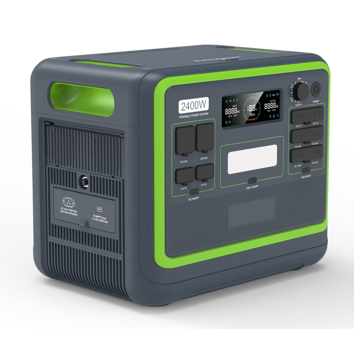 Gizzu Hero Pro 2048Wh 2400W UPS Power Station with App