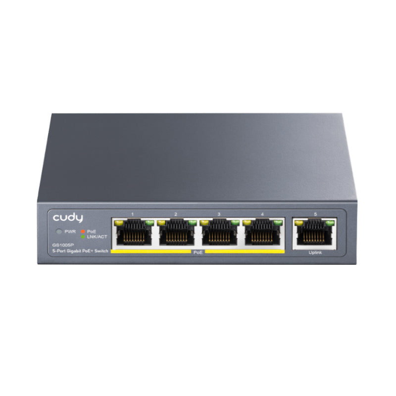 Cudy 5-Port Gigabit PoE+ Unmanaged Switch - Stellar Technologies